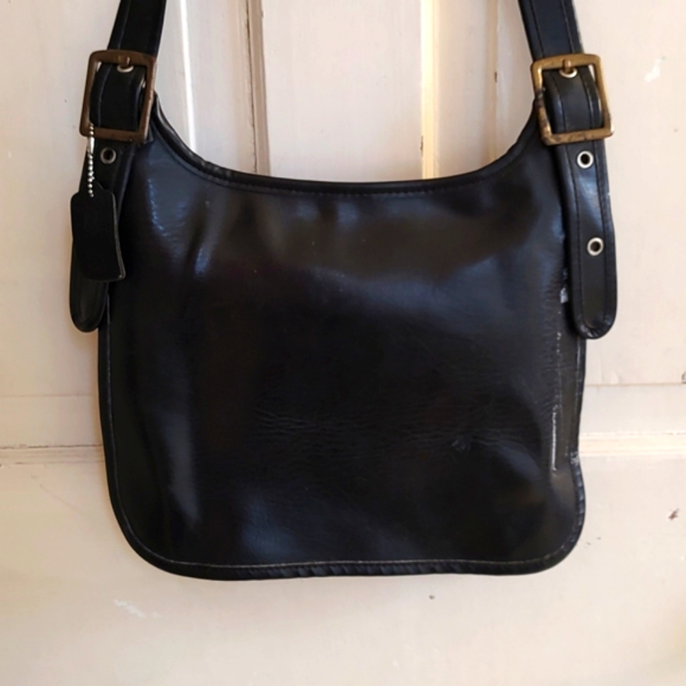 Coach Black leather bag authentic vintage